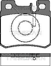 Triscan 8110 23007 - Komplet Pločica, disk-kočnica www.molydon.hr
