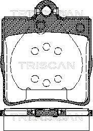 Triscan 8110 23018 - Komplet Pločica, disk-kočnica www.molydon.hr
