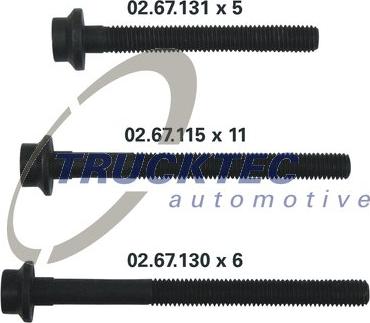 TRUCKTEC 02.67.132 - Garnitura vijaka za pričvršćivanje glave cilindra www.molydon.hr