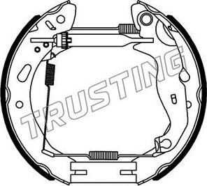 Trusting 6442 - Komplet kočnica, bubanj kočnice www.molydon.hr