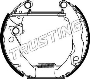 Trusting 6136 - Komplet kočnica, bubanj kočnice www.molydon.hr