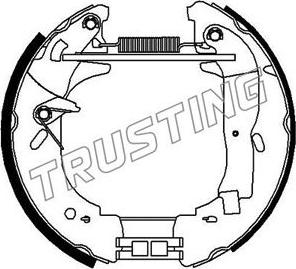 Trusting 6341 - Komplet kočnica, bubanj kočnice www.molydon.hr