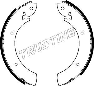 Trusting 040.080 - Komplet kočnica, bubanj kočnice www.molydon.hr