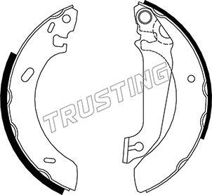 Trusting 040.133 - Komplet kočnica, bubanj kočnice www.molydon.hr