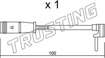 Trusting SU.330 - Signalni kontakt, trosenje kočione plocice www.molydon.hr