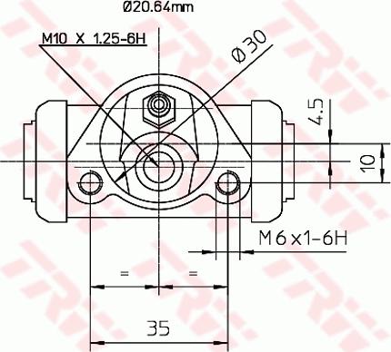 TRW BWF144 - Kočioni cilindar kotača www.molydon.hr