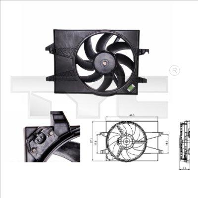 TYC 810-0025 - Ventilator, hladjenje motora www.molydon.hr
