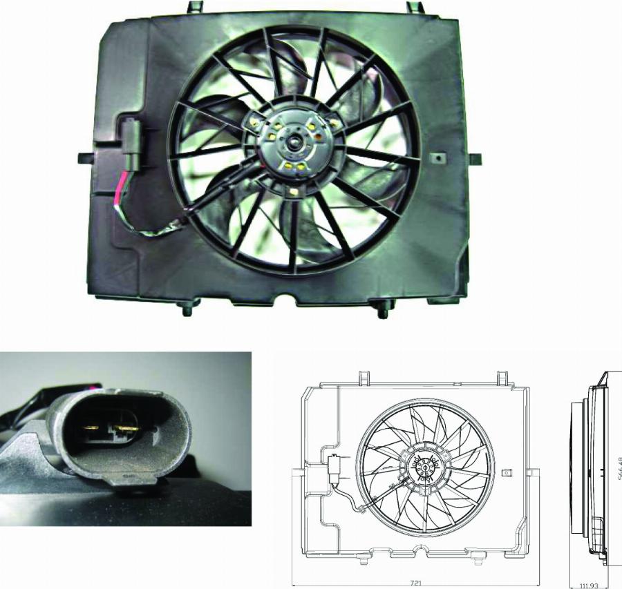 TYC 821-0002 - Ventilator, hladjenje motora www.molydon.hr