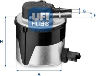 UFI 55.170.00 - Filter za gorivo www.molydon.hr
