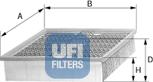 UFI 30.040.00 - Filter za zrak www.molydon.hr