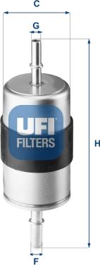 UFI 31.944.00 - Filter za gorivo www.molydon.hr