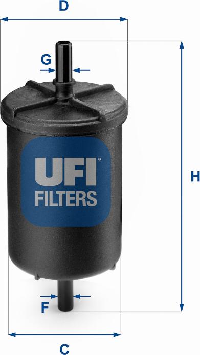 UFI 31.948.00 - Filter za gorivo www.molydon.hr