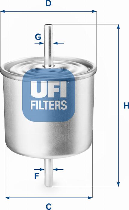 UFI 31.514.00 - Filter za gorivo www.molydon.hr
