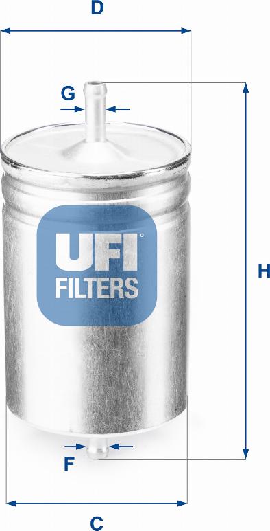 UFI 31.583.00 - Filter za gorivo www.molydon.hr