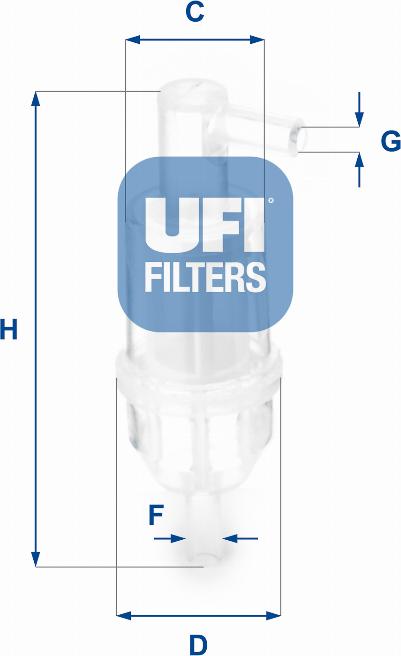 UFI 31.013.00 - Filter za gorivo www.molydon.hr