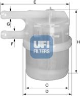 UFI 31.020.00 - Filter za gorivo www.molydon.hr