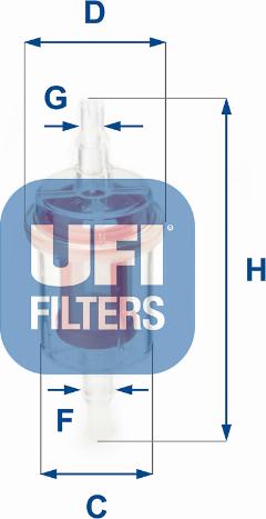 UFI 31.027.00 - Filter za gorivo www.molydon.hr