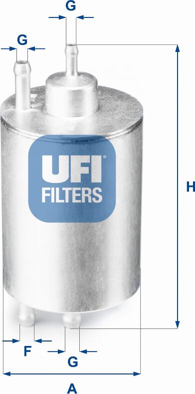 UFI 31.841.00 - Filter za gorivo www.molydon.hr