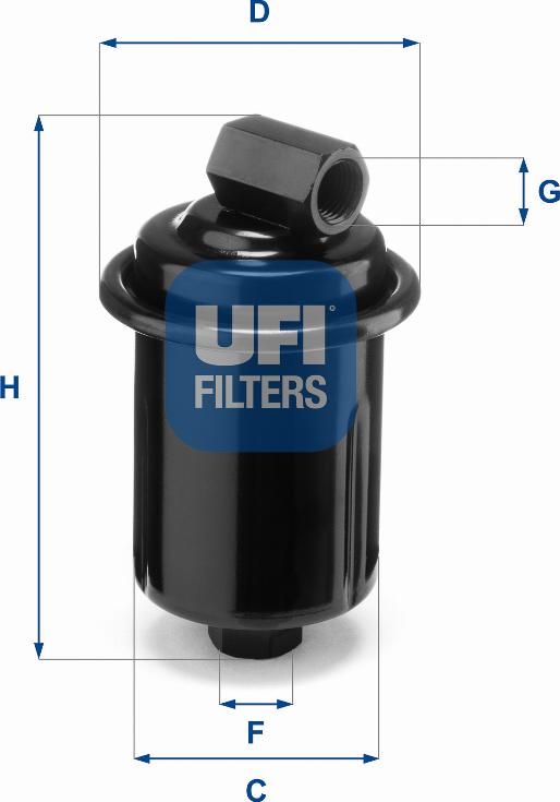 UFI 31.749.00 - Filter za gorivo www.molydon.hr