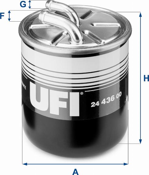 UFI 24.436.00 - Filter za gorivo www.molydon.hr