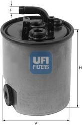 UFI 24.006.00 - Filter za gorivo www.molydon.hr