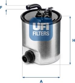 UFI 24.007.00 - Filter za gorivo www.molydon.hr