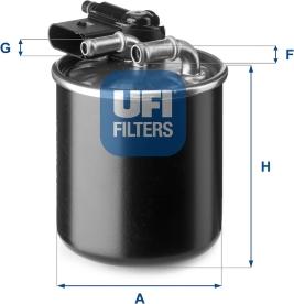 UFI 24.148.00 - Filter za gorivo www.molydon.hr