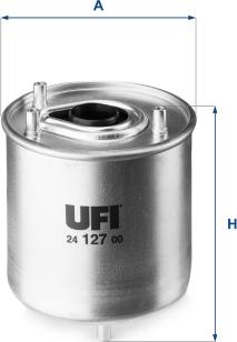 UFI 24.127.00 - Filter za gorivo www.molydon.hr