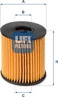 UFI 25.060.00 - Filter za ulje www.molydon.hr