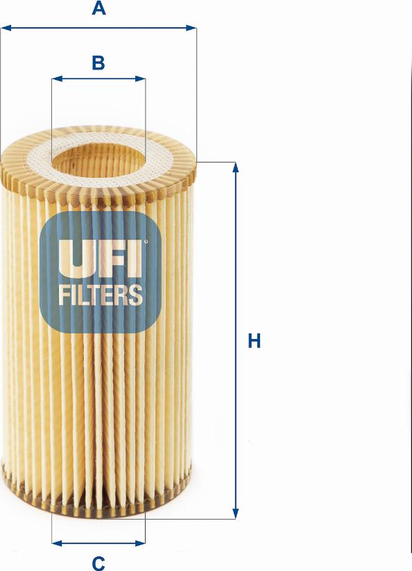 UFI 25.002.00 - Filter za ulje www.molydon.hr