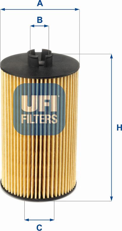 UFI 25.007.00 - Filter za ulje www.molydon.hr