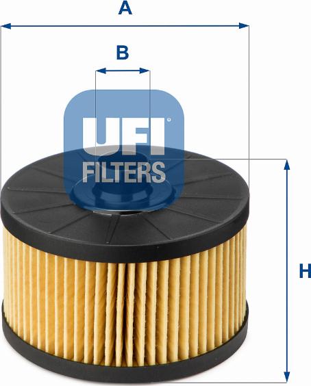 UFI 25.145.00 - Filter za ulje www.molydon.hr