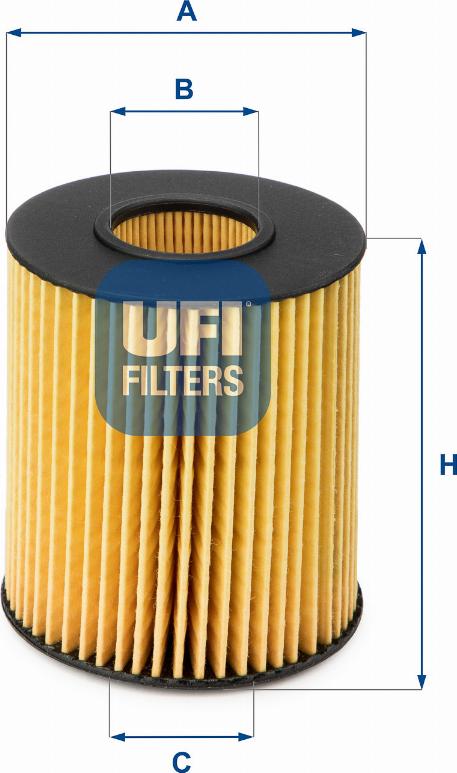UFI 25.151.00 - Filter za ulje www.molydon.hr