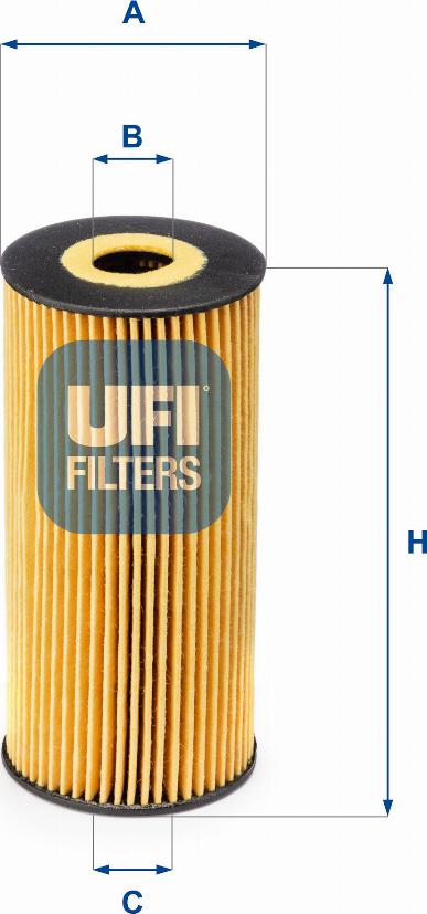 UFI 25.166.00 - Filter za ulje www.molydon.hr