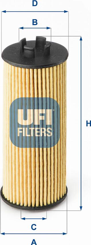 UFI 25.185.00 - Filter za ulje www.molydon.hr