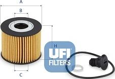 UFI 2526800 - Filter za ulje www.molydon.hr