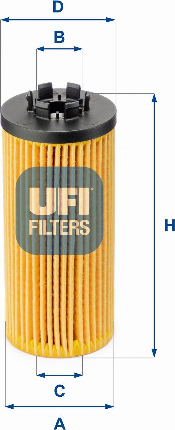 UFI 25.211.00 - Filter za ulje www.molydon.hr