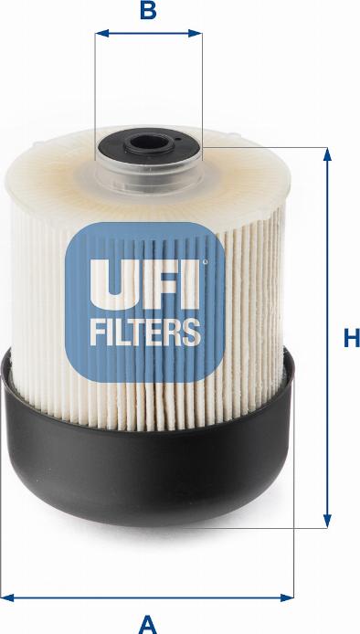 UFI 26.115.00 - Filter za gorivo www.molydon.hr