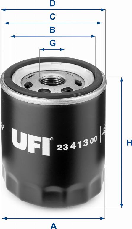 UFI 23.413.00 - Filter za ulje www.molydon.hr