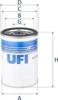 UFI 23.117.00 - Filter za ulje www.molydon.hr