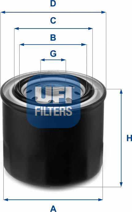 UFI 23.259.00 - Filter za ulje www.molydon.hr