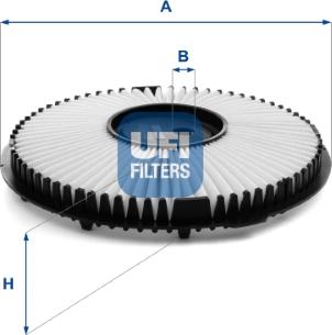 UFI 27.E44.00 - Filter za zrak www.molydon.hr