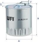 UFI 24.A24.00 - Filter za gorivo www.molydon.hr