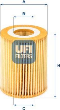 UFI 25.069.00 - Filter za ulje www.molydon.hr