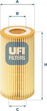 UFI 25.013.00 - Filter za ulje www.molydon.hr