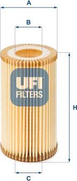 UFI 25.159.00 - Filter za ulje www.molydon.hr