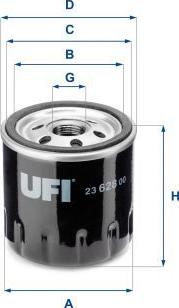 UFI 23.628.00 - Filter za ulje www.molydon.hr