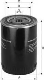 Uniflux Filters XO182 - Filter za ulje www.molydon.hr