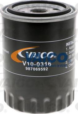 VAICO V10-0316 - Filter za ulje www.molydon.hr