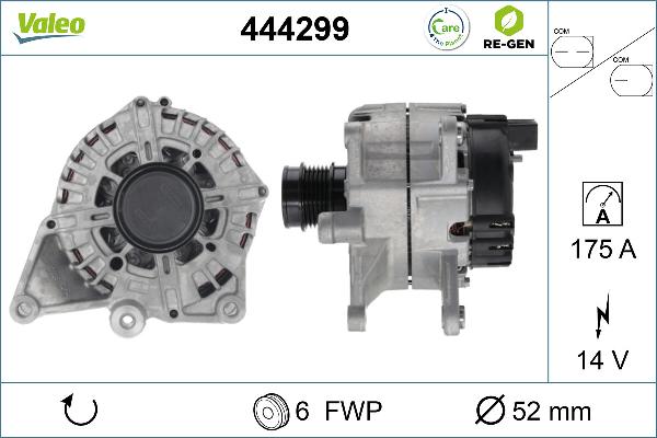 VALEO 444299 - Alternator www.molydon.hr